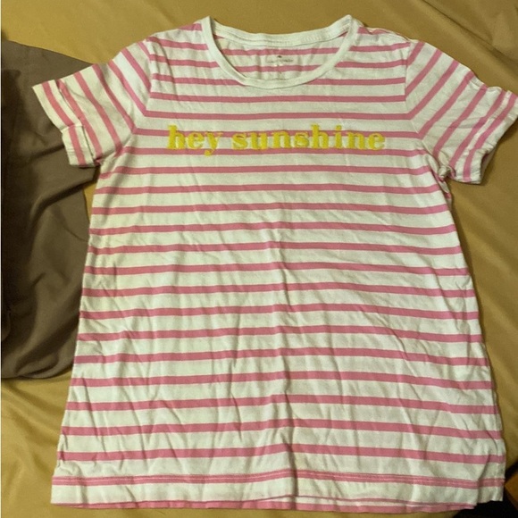 kate spade Tops - Kate Spade “Hey Sunshine” T shirt size S